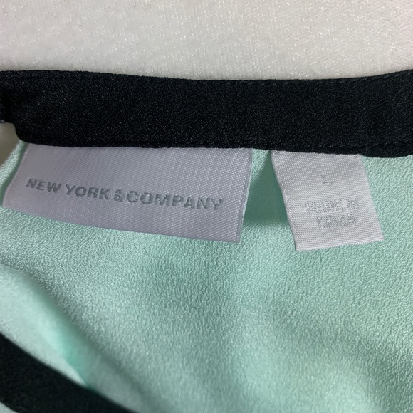 New York & Company Mint Green Tunic Top - Picture 7 of 8